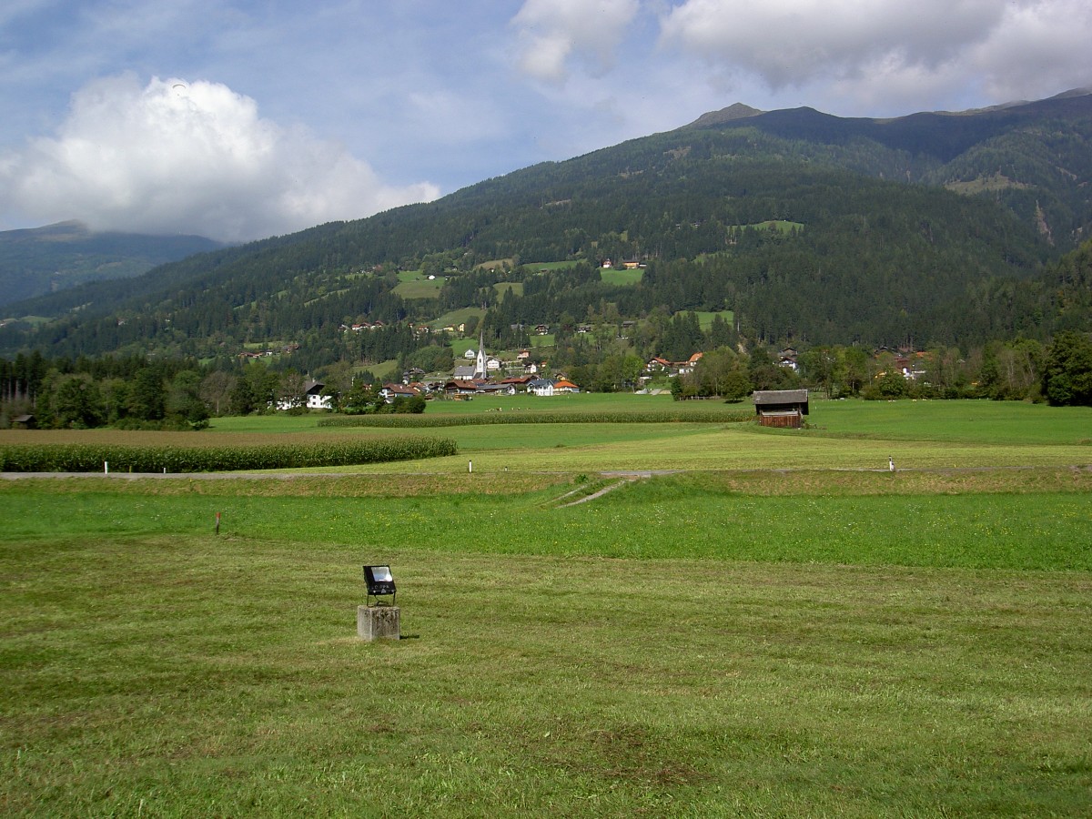 Ausblick auf Berg im Drautal, Gailtaler Alpen (20.09.2014)