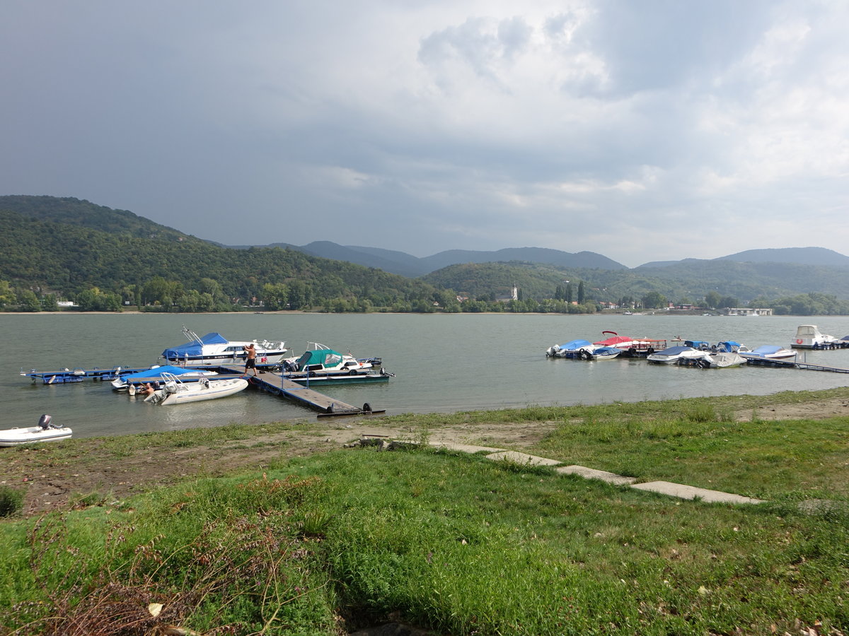 Ausblick auf die Donau bei Kismaros, Komitat Pest (02.09.2018)