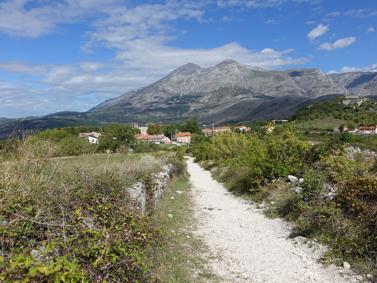 Ausblick auf den Monte Velino bei Alba (19.09.2022)