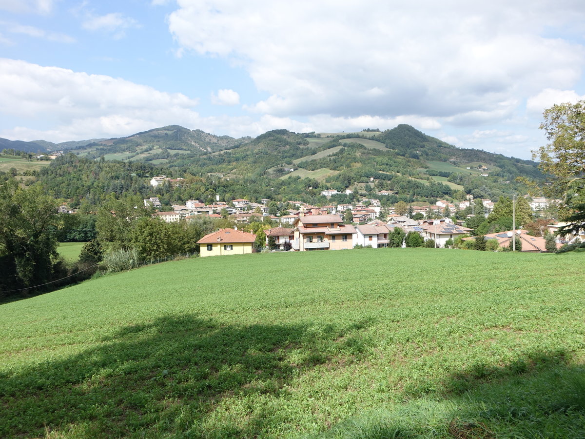 Ausblick auf den Ort Santa Sofia in der Emilia Romagna (20.09.2019)