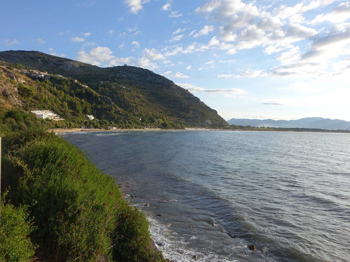 Ausblick auf das Tyrrhenischen Meer bei Terracina (20.09.2022)