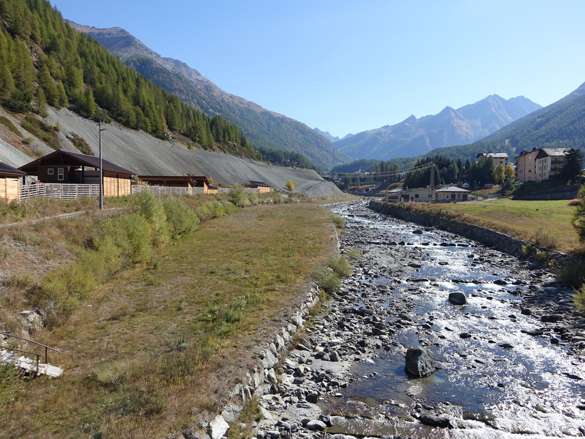 Ausblick ins Cogne-Tal, einem Seitental des Aostatals (05.10.2018)