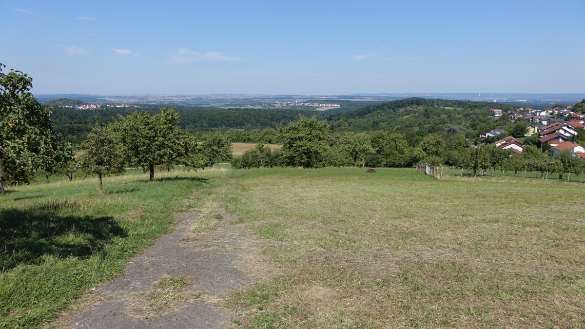 Aussicht vom Albtrauf bei Kohlberg (30.08.2015)