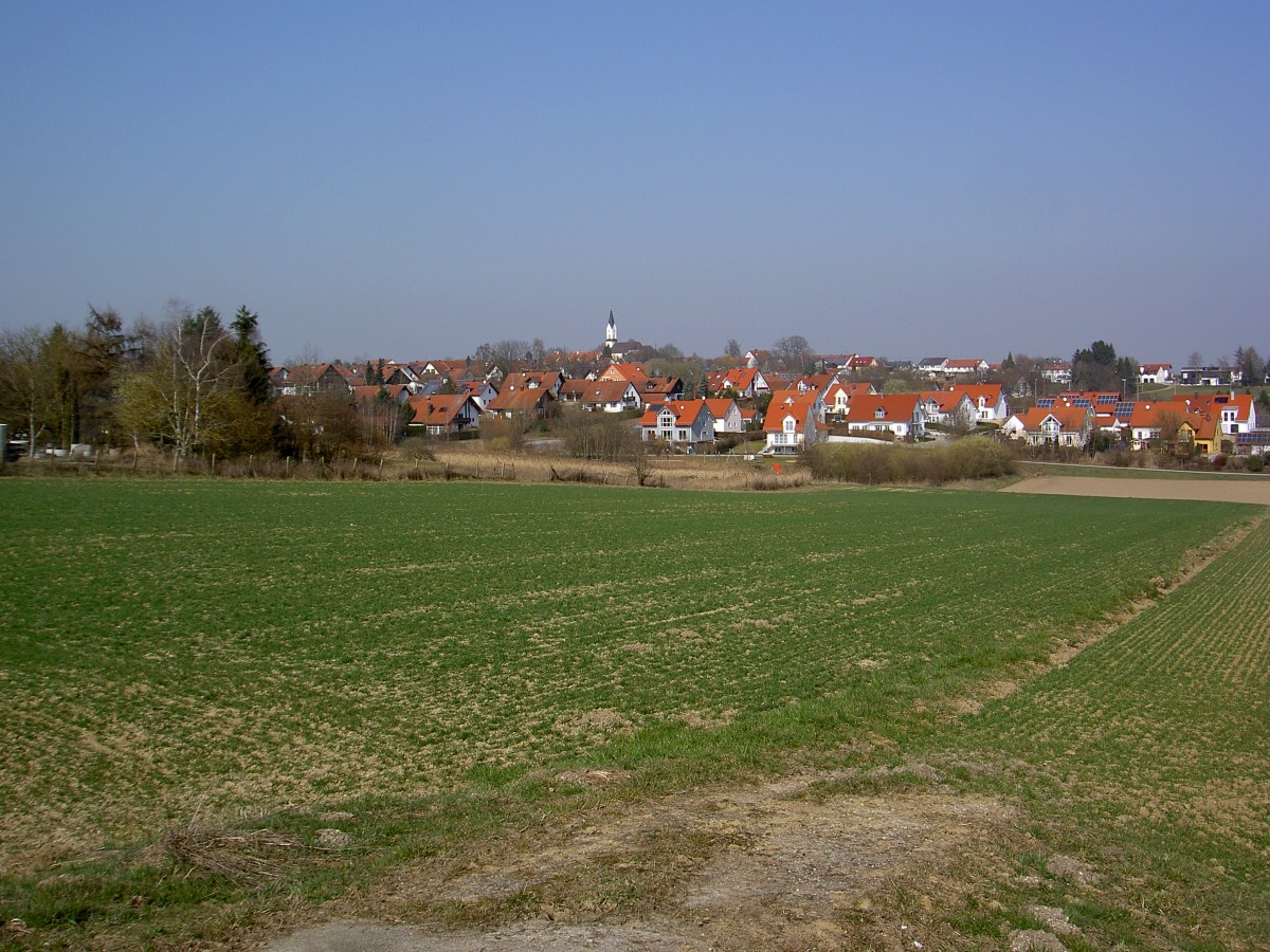 Aussicht auf Attenkirchen in der Hallertau (14.03.2014)