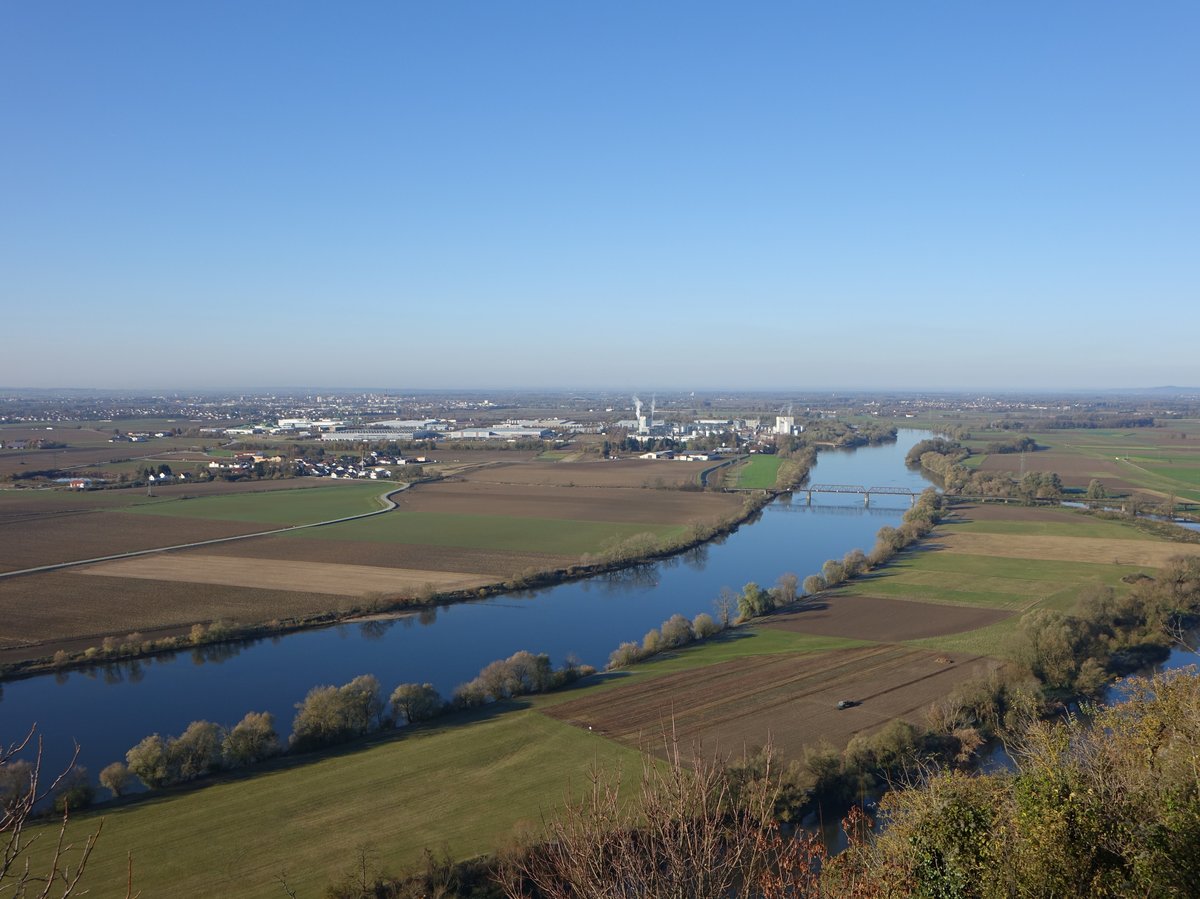 Aussicht auf die Donau vom Bogenberg (14.11.2016)
