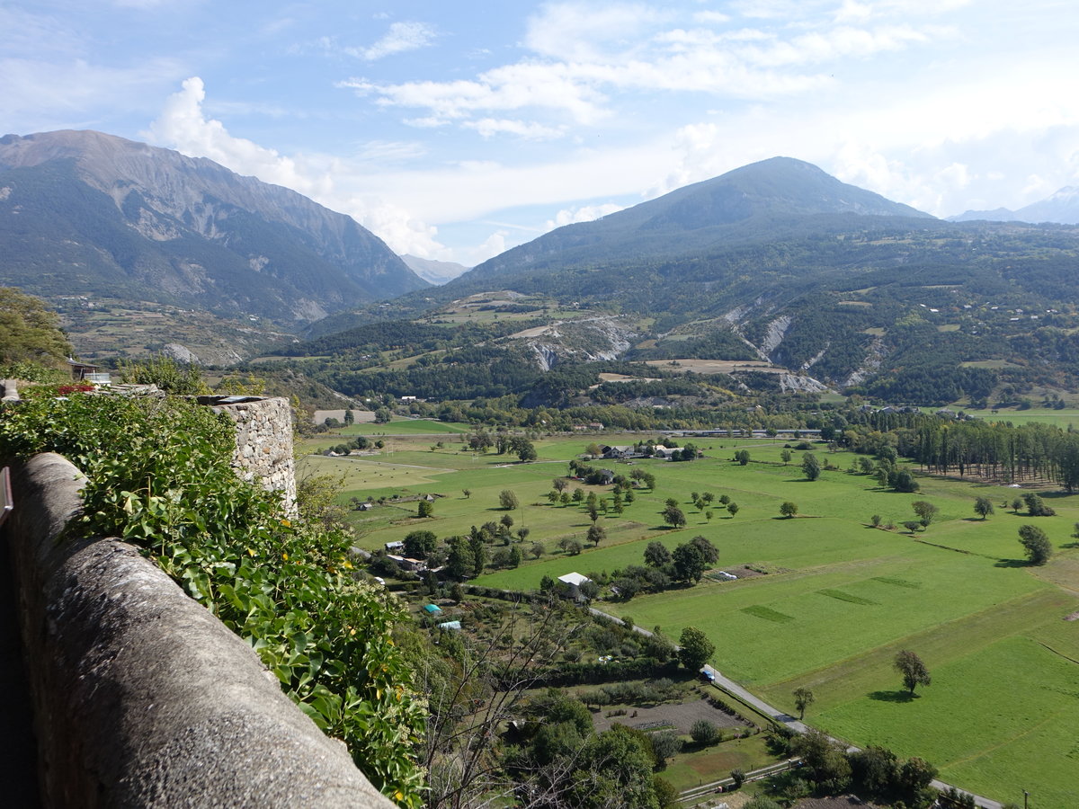 Aussicht auf das Durance Tal bei Embrun (23.09.2017)