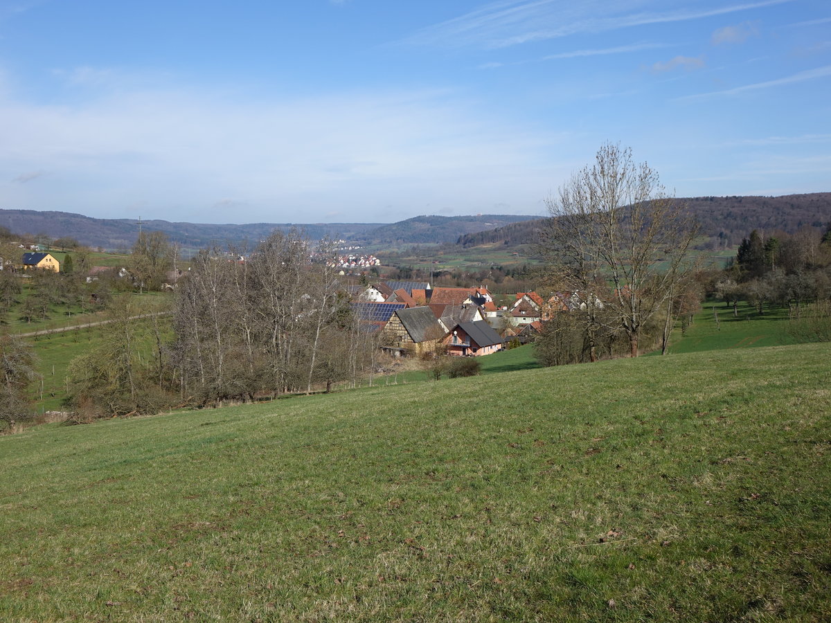 Aussicht auf Hagenbach in der fränkischen Schweiz (28.03.2016)