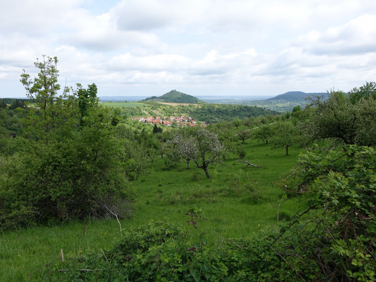 Aussicht auf Hepsisau im Zipfelbachtal (10.05.2015)