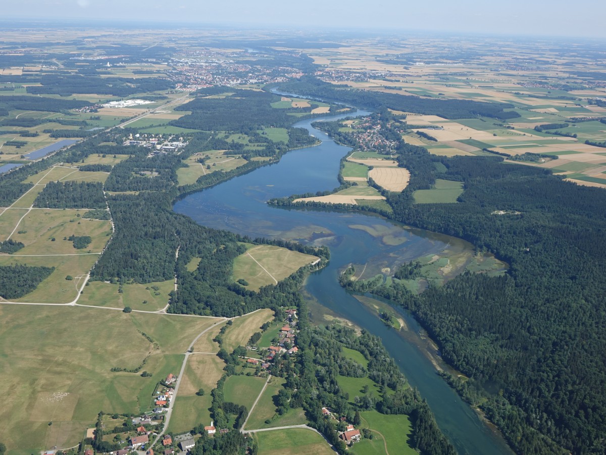 Aussicht auf den Lech bei Landsberg (26.07.2015)