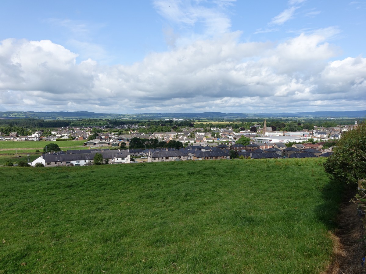 Aussicht auf Lockerbie, Scottish Borders (11.07.2015)