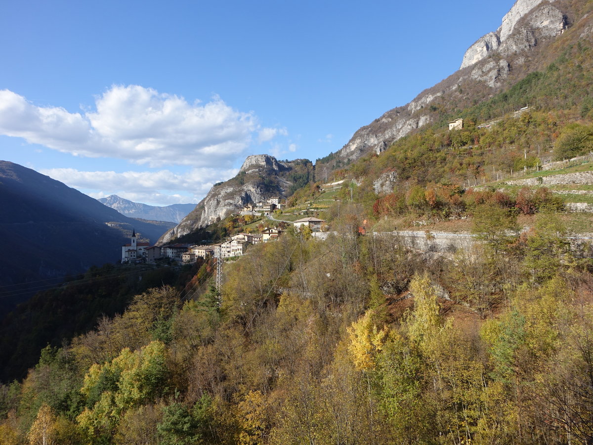 Aussicht auf Valmorbia im Etschtal (27.10.2017)