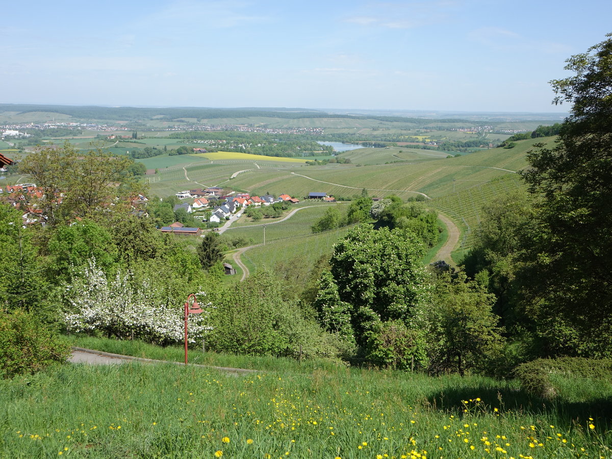 Aussicht von den Löwensteiner Berge auf das Sulmtal (29.04.2018)
