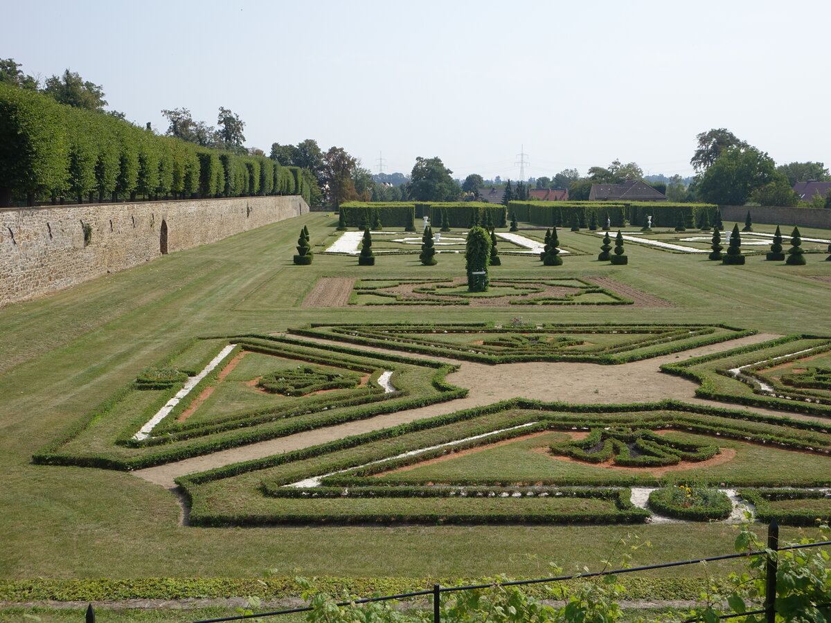 Barockgarten Hundisburg, angelegt im 18. Jahrhundert (15.08.2025)