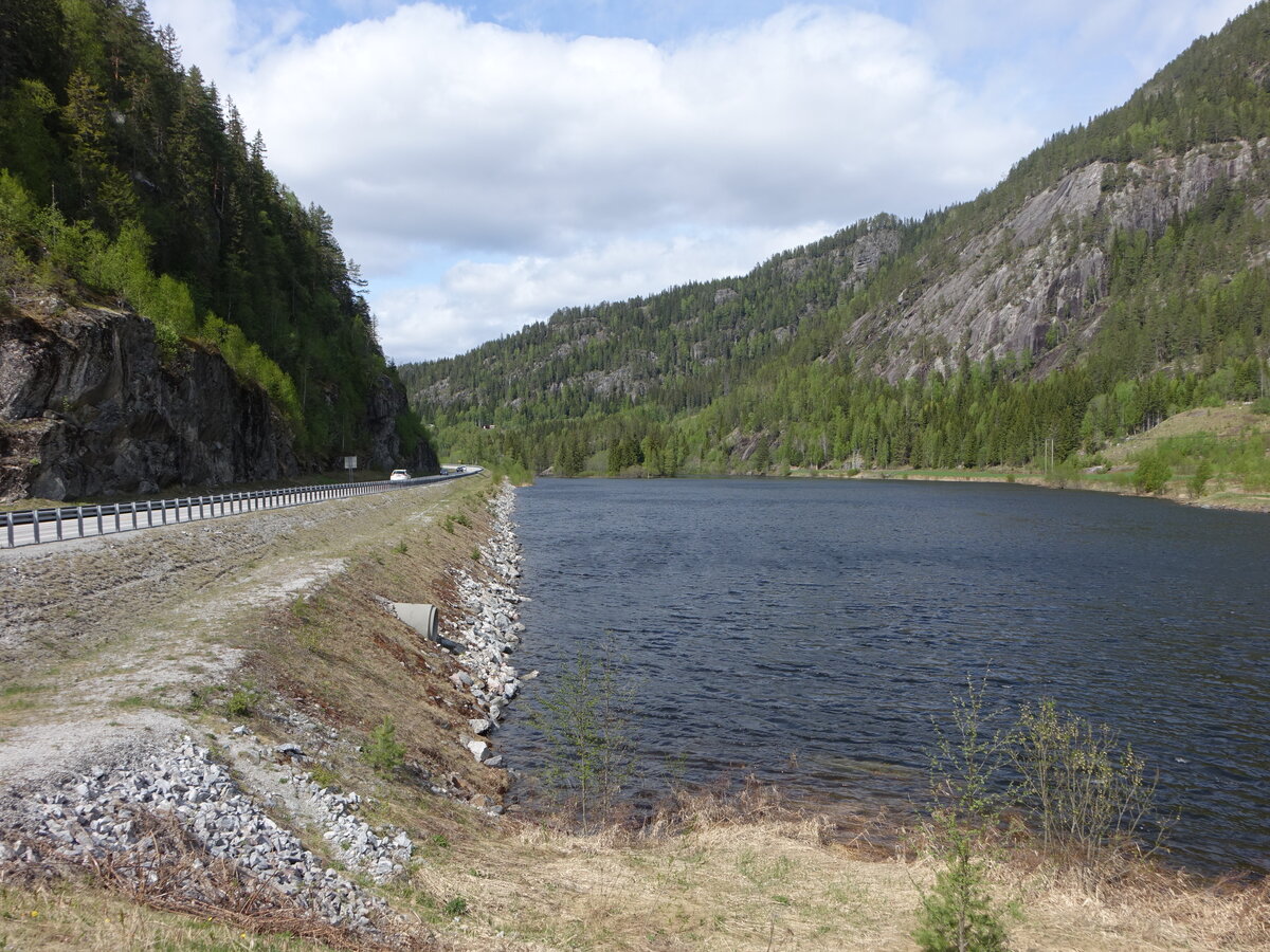 Begna Fluss am Hedalsveien, Innlandet (25.05.2023)