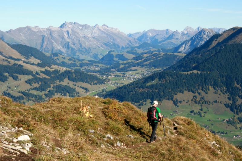 Beim Abstieg vom Le Chamossaire; 19.10.2013