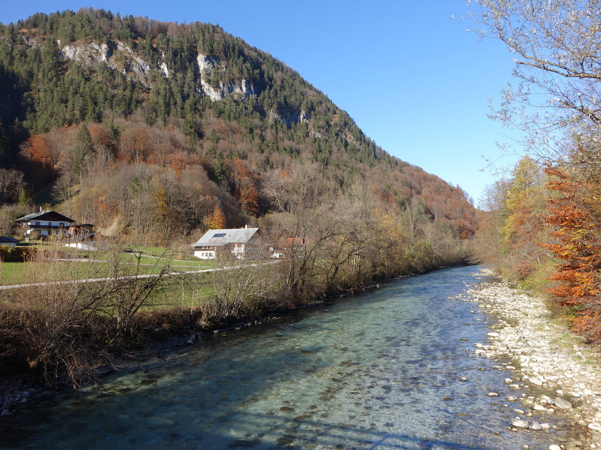 Berchtesgadener Ache bei Marktschellenberg (10.11.2018)