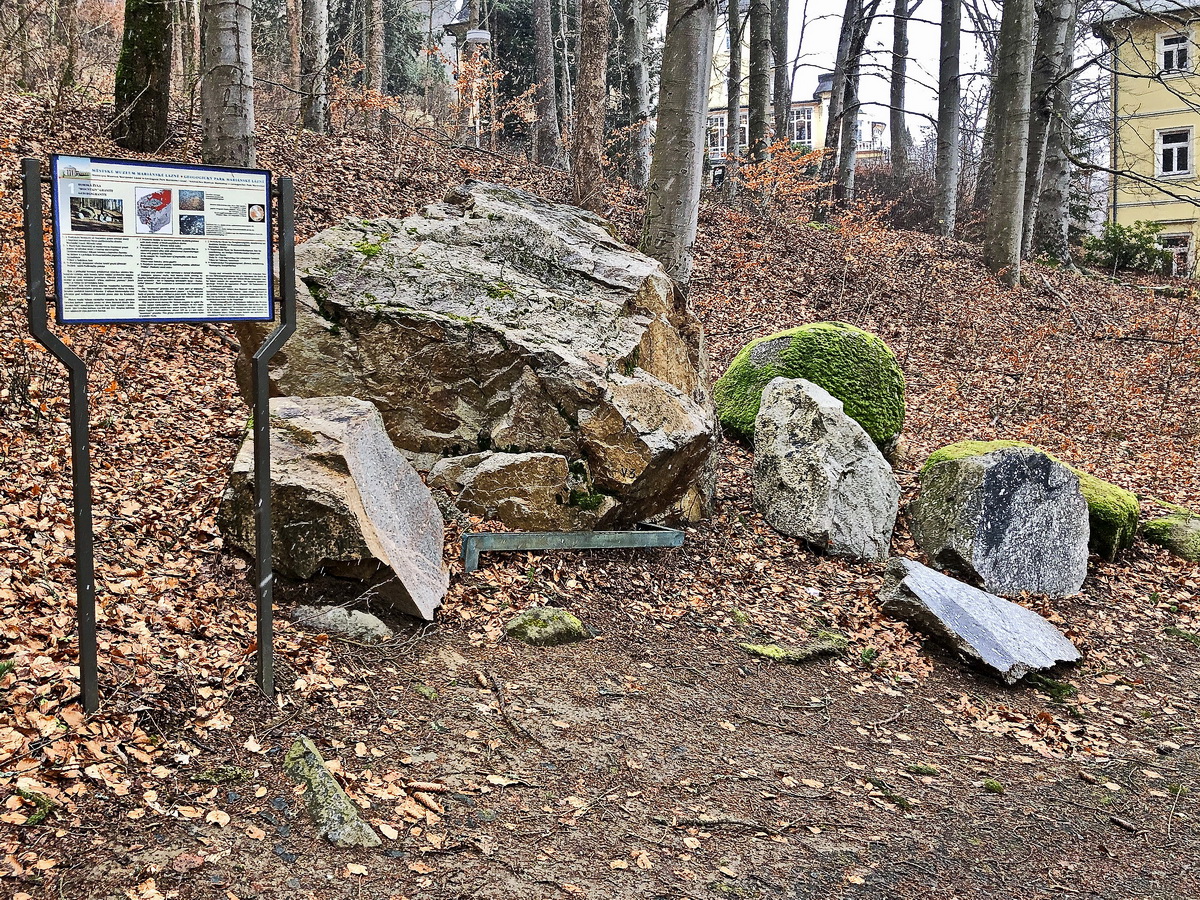 Beschreibung an der Goethe Route in MArienabd am 24. Februar 2020.