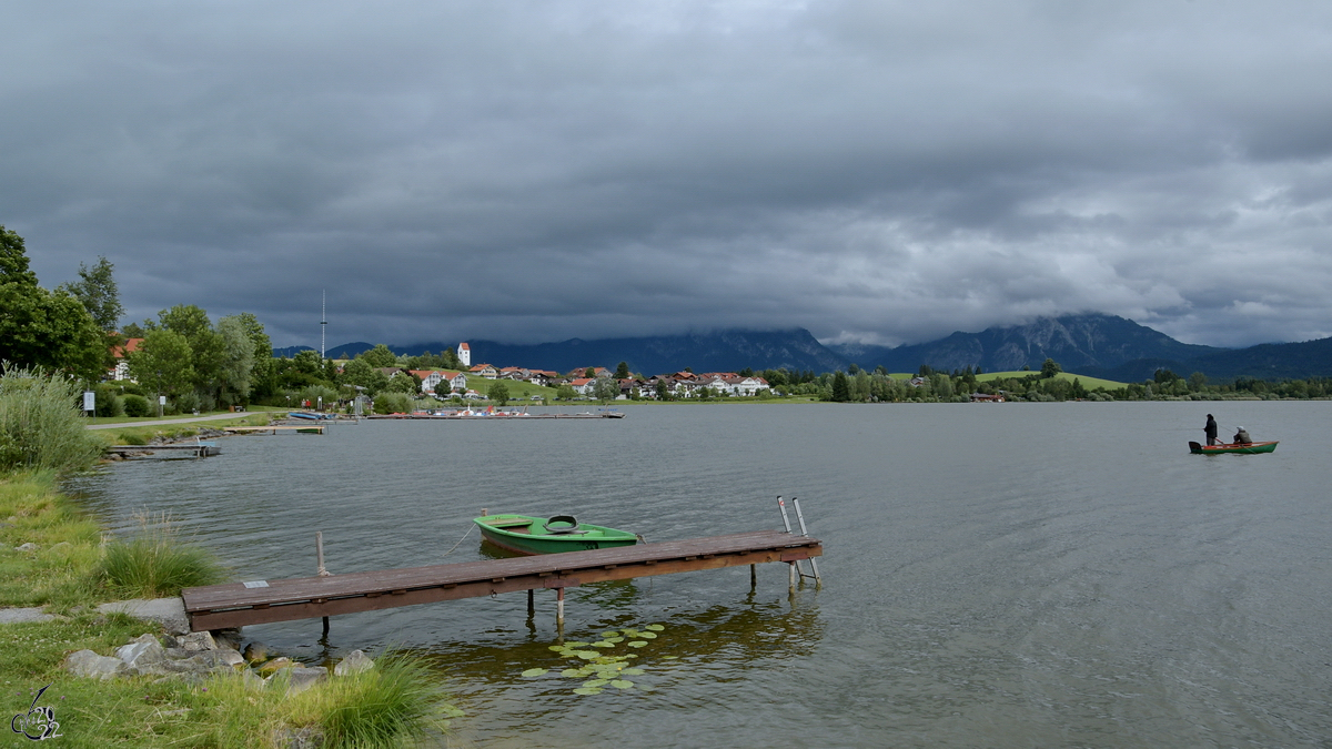 Blick auf den Hopfensee. (Juli 2017)