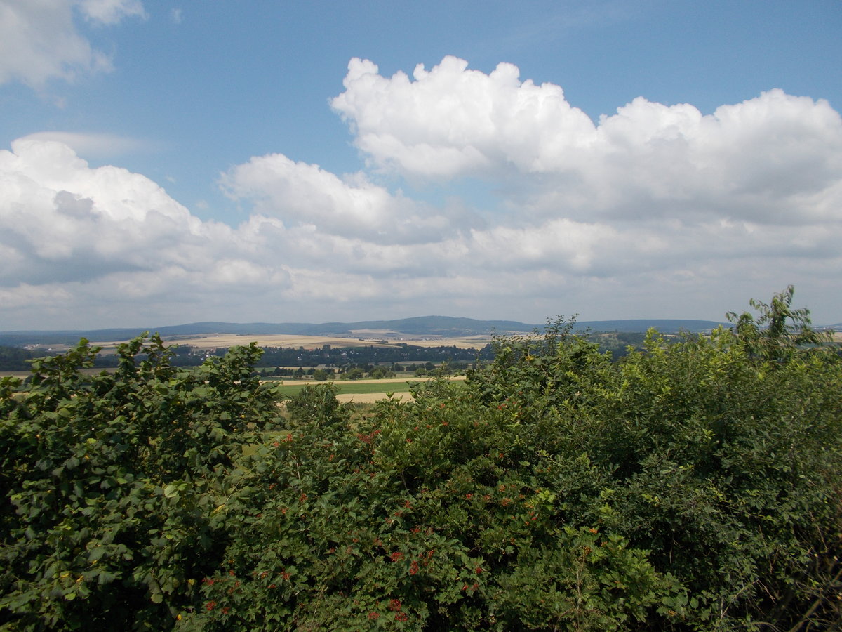 Blick auf den Taunus von der A5 aus!