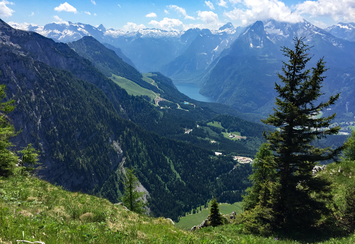 Blick vom Kehlstein auf den Königssee und das Watzmannmassiv - 13.06.2017