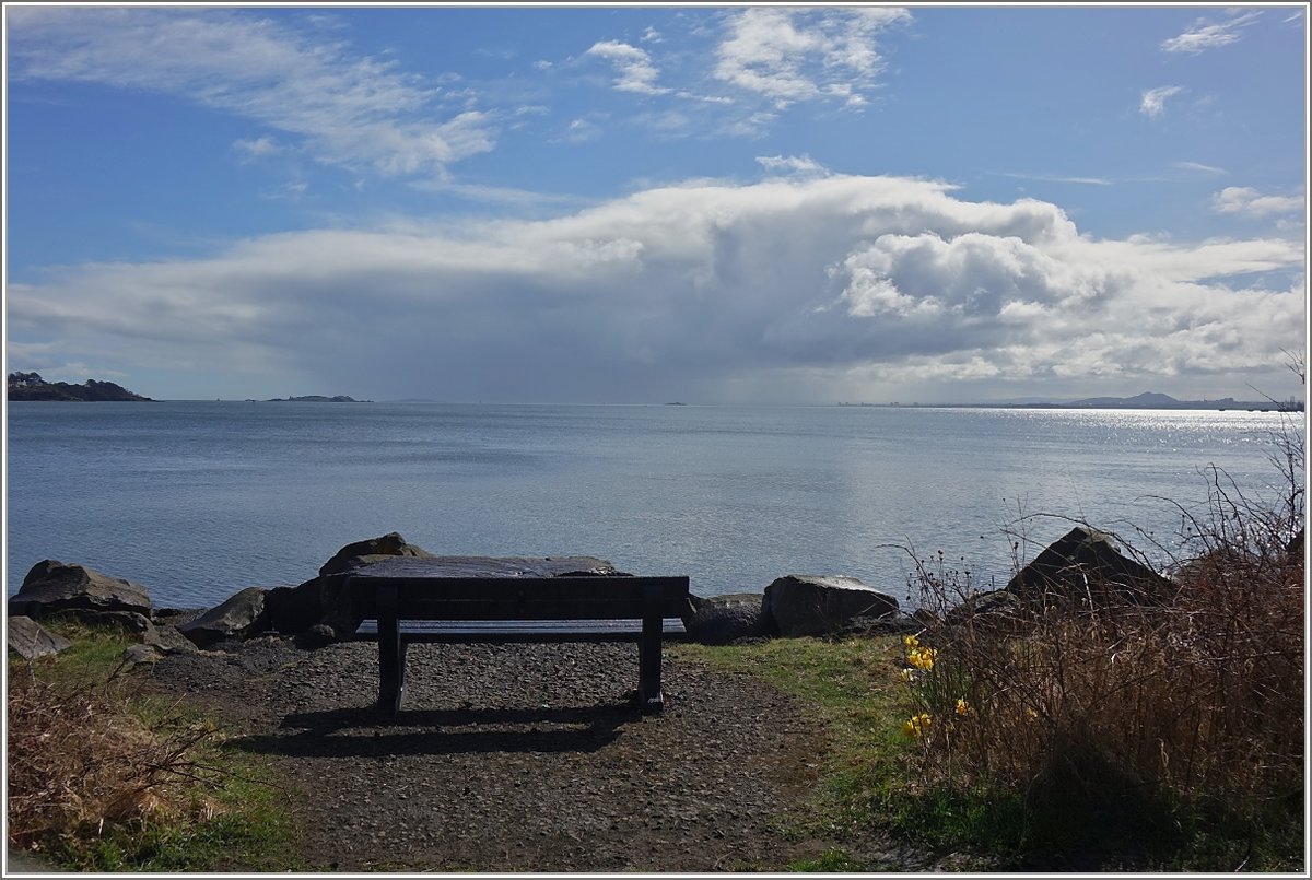 Blick von Queensferry auf den Forth of Five.
(23.04.2018)