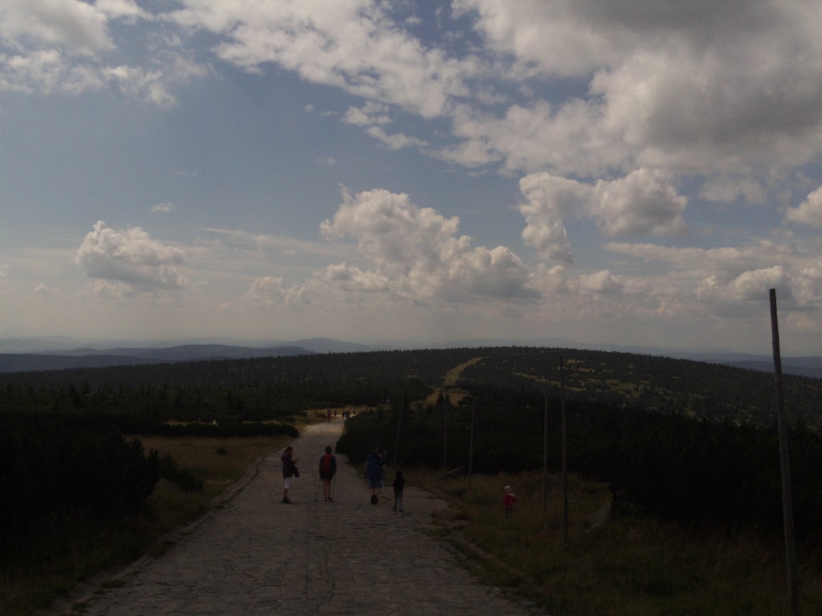 Blick vom Reifträger auf die Landschaft am 17.08.2011