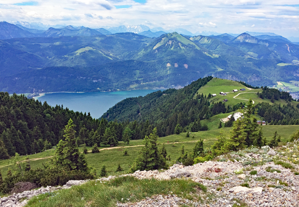 Blick vom Schafberg auf den Mondsee - 12.06.2017