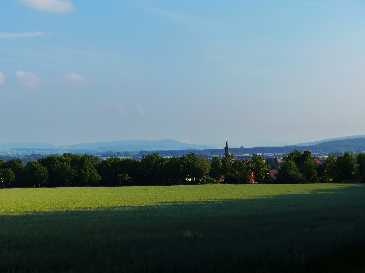 Blick über Bad Münder am Deister, Juni 2015