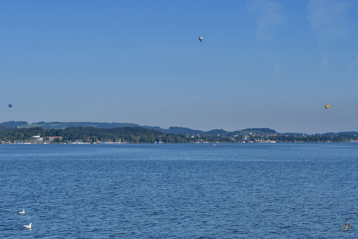 Blick über den Chiemsee. (August 2020)