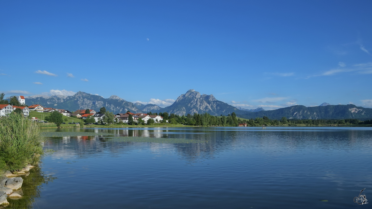 Blick über den Hopfensee. (Hopfen am See, Juli 2017)