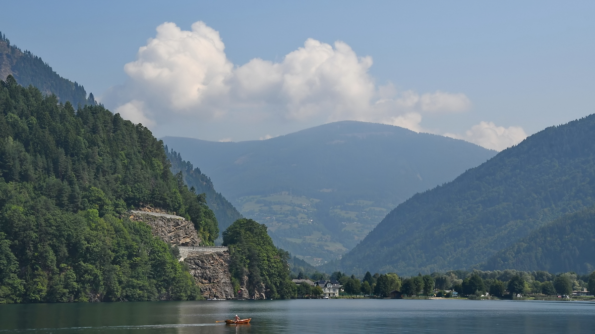 Blick über den Millstätter See. (August 2019)