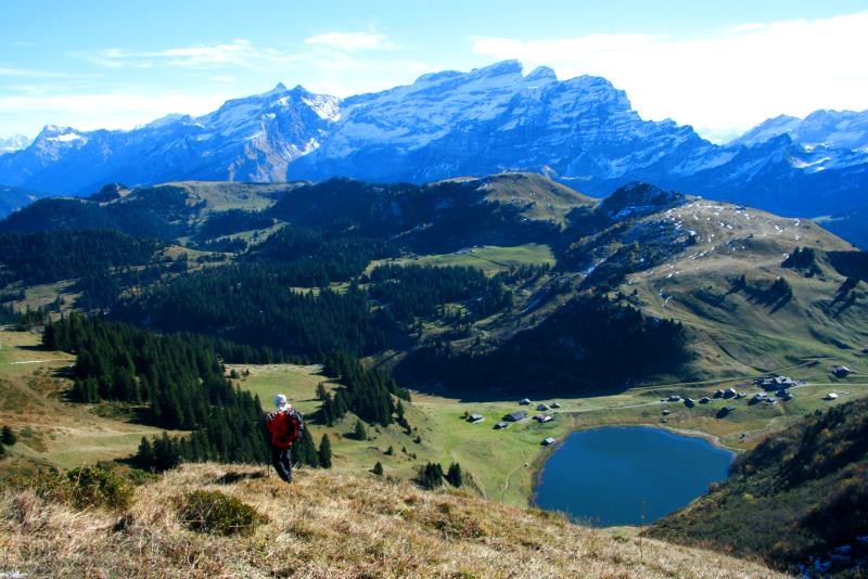 Blick zum Lac des Chavonnes; 19.10.2013