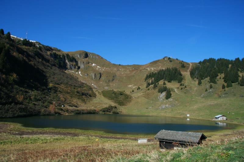 Blick zum Lac des Chavonnes; 19.10.2013