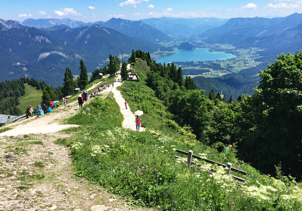 Blick vom Zwölferhorn auf den Wolfgangsee - 15.06.2017