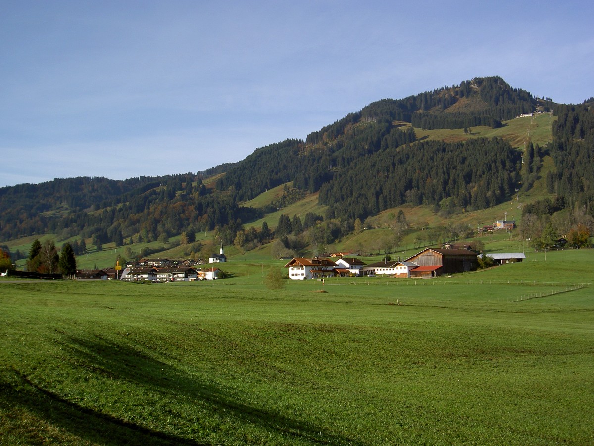 Bolsterlanger Horn und Hörnerbahn im Oberallgäu (12.10.2014)