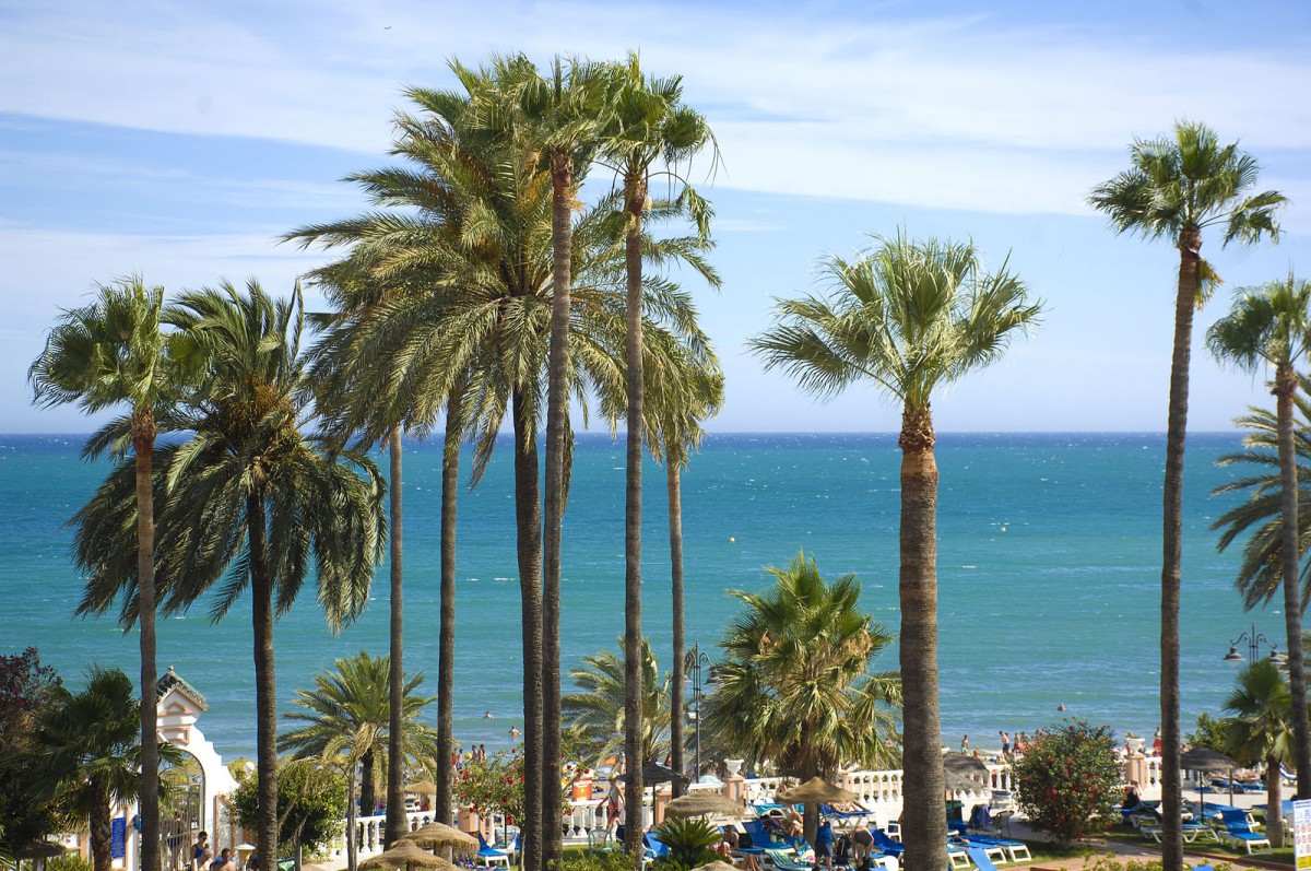 Costa Benalmádena in Andalusien. Aufnahme: Juli 2014.