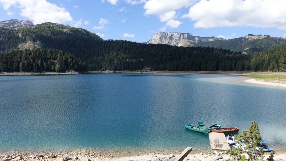 Crno Jezero, Schwarzer See, Gletschersee im Norden Montenegros (22.09.2015)