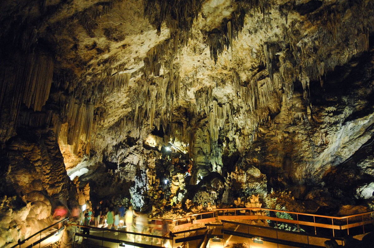 Cueva de Nerja in Andalusien. Aufnahmedatum: 20. Juli 2014.