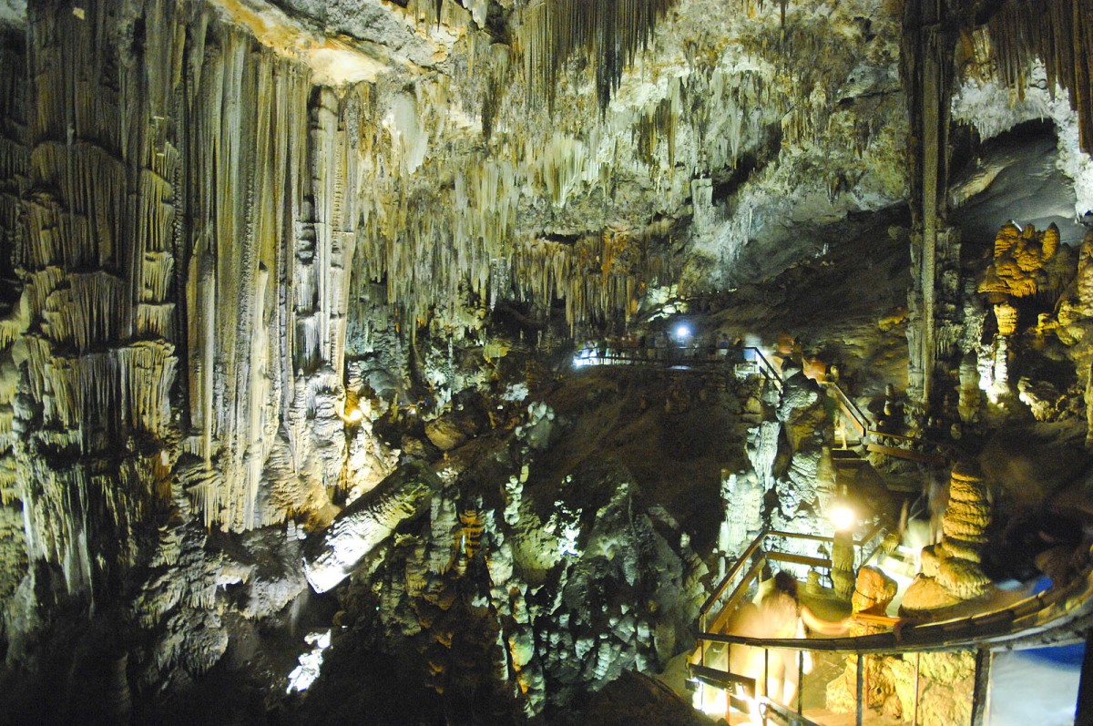Cueva de Nerja in Andalusien. Aufnahmedatum: 20. Juli 2014.