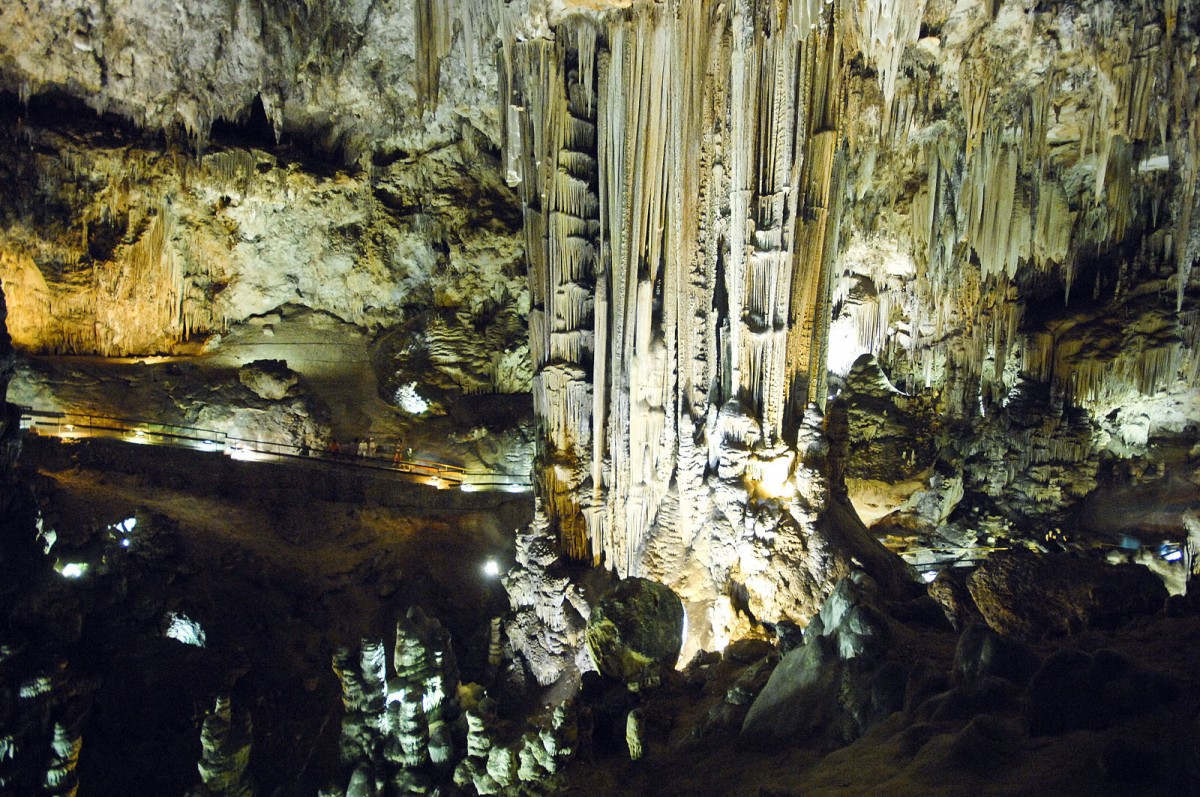 Cueva de Nerja in Andalusien. Aufnahmedatum: 20. Juli 2014.