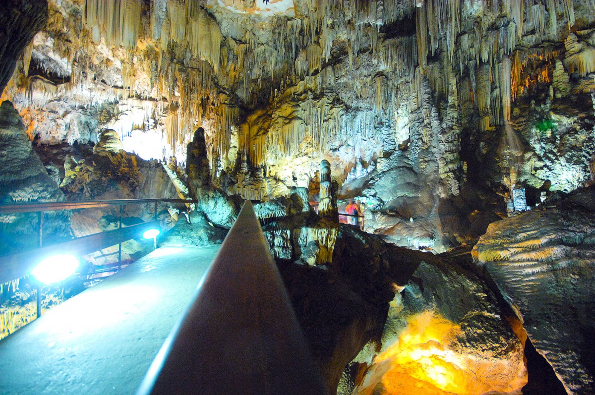 Cueva de Nerja in Andalusien. Aufnahmedatum: 20. Juli 2014.