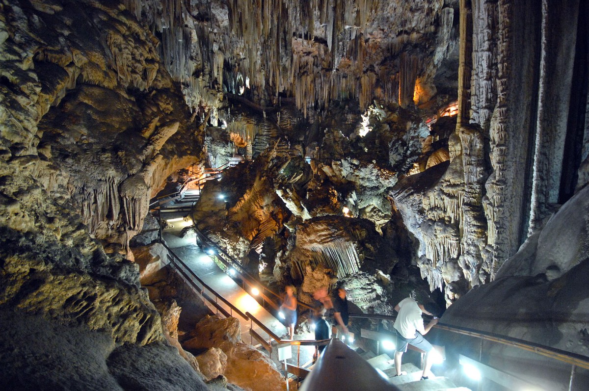 Cueva de Nerja in Andalusien. Aufnahmedatum: 20. Juli 2014.