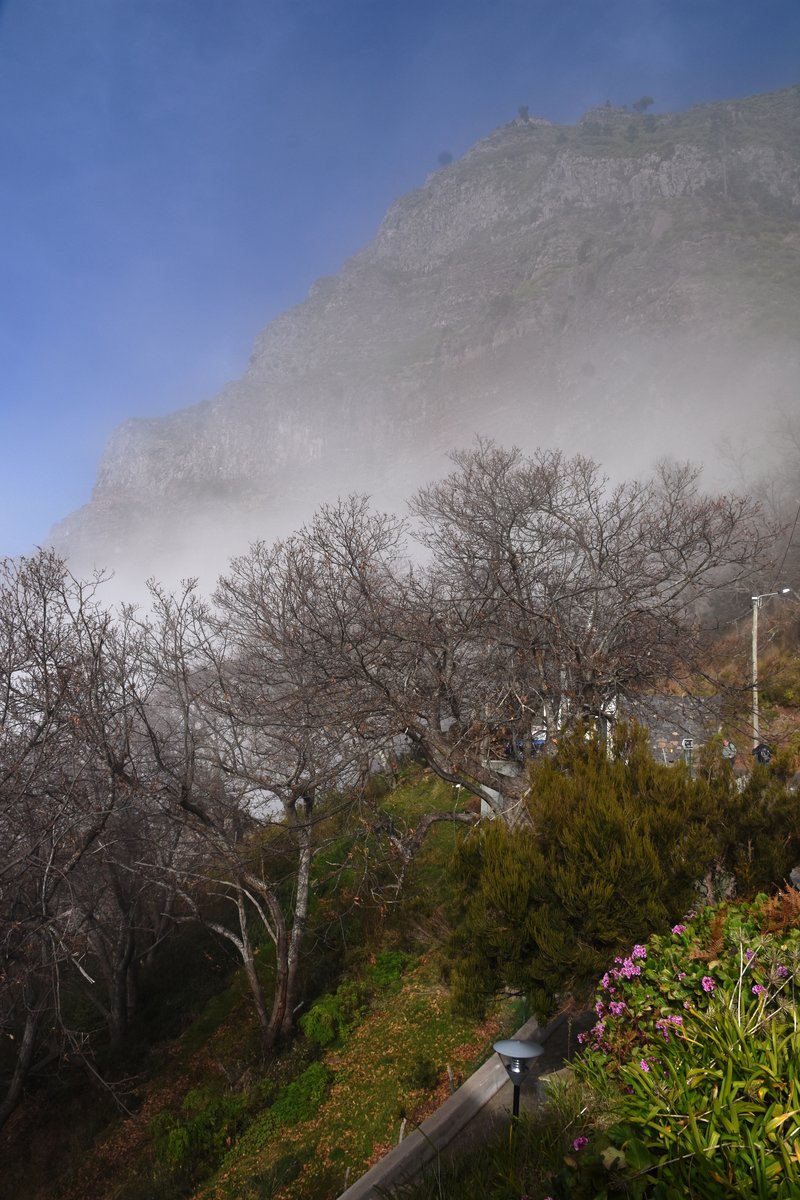 CURRAL DAS FREIRAS, 24.01.2018, in 1068 m Höhe beim Aussichtspunkt Eira do Serrado ist man auf Augenhöhe mit den Wolken