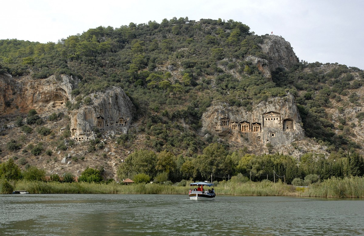 Das Dalyan Delta. Aufnahme: Oktober 2010.