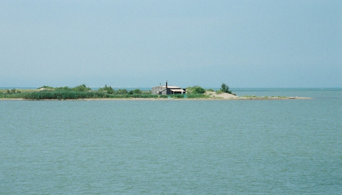 DELTEBRE, 22.06.2000, an der Ebromündung ins Mittelmeer -- Foto eingescannt