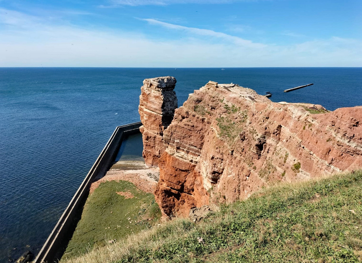 Der Felsen  Lange Anna  auf Helgoland - 03.09.2022