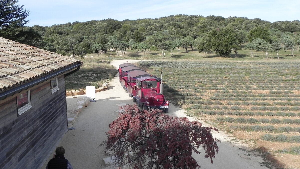 Der landwirtschaftliche Betrieb Maison de la Lavande mit angeschlossenem Lavendelmuseum liegt in der französischen Gemeinde Saint-Remèze im Département Ardèche. Besucht am 15.10.23.