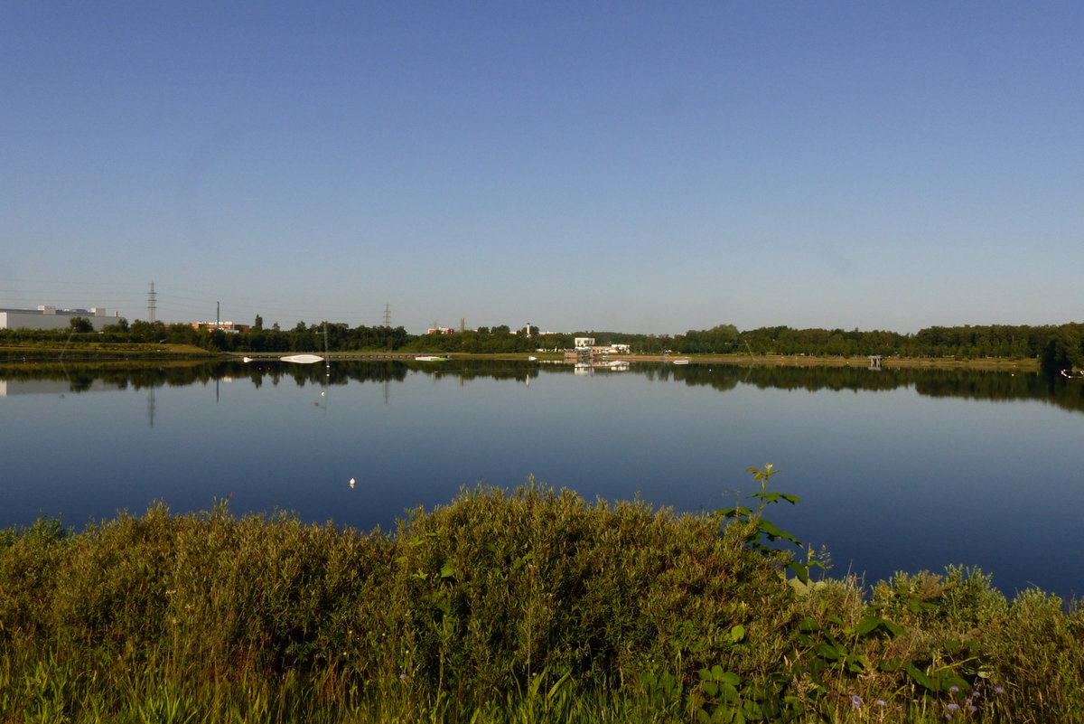Der Stadtparksee in Norderstedt aufgenommen am 05.06.2016
