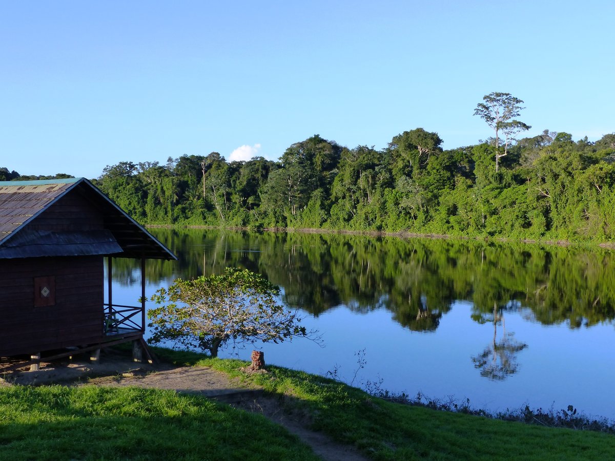 Der Taponahony River bei Palumeu in Suriname am 27.5.2017