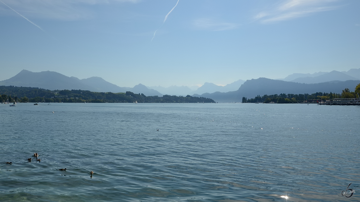 Der Vierwaldstättersee bei Luzern. (September 2011)